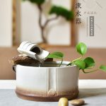 Creative Ceramic Water Fountain Ornament Miniature Flowing Stream Decor for Living Room Office Aquarium Wholesale Gift