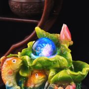 Good Luck Carp Spitting Pearls Garden Ornament Creative Flowing Water Fountain Gift Ideal For Opening Business Essential - Image 3