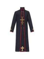 Halloween Cosplay Horror Wizard Black Robe Medieval Priest Adult Stage Performance Costume for Unique Thrilling Look - Image 5