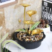 Creative Flowing Water Fountain Ornament for Home Living Room Bedroom Entrance TV Cabinet Desk Decorative Water Feature - Image 3