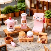 New Original Cartoon Cat Bear Animal Resin Toy Food Play Miniature Scene Craft Resin Decoration Customizable Ornament - Image 2