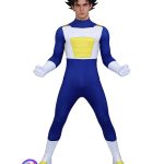 Super Saiyan Be吉塔 Halloween Costume Adult Stage Performance All-in-One Suit Dragon Ball Anime Game Themed Outfit
