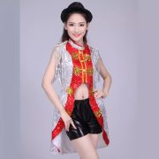 Modern Adult Stage Performance Costume Sparkling Nightclub DS Show Jazz Dance Short Women's Outfit For Performances And Events - Image 2