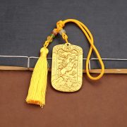 New Chinese Style Metal Car Hanging Decoration Horse Year Success Lucky Charm Fringed Bag Pendant Accessory Customized Badge - Image 4