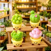 New Resin Simulation Cactus Decorative Ornaments Cute Smiling Face Mini Potted Dollhouse DIY Resin Decorations Customizable - Image 3