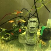 Customizable Decorative Resin Ornaments Aquatic Aquarium Accessories Roman Statue Replica Easter Island Idol Landscape Craft - Image 4