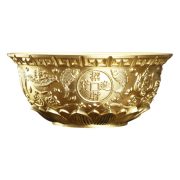 Bronze Treasure Bowl Brass Office Home Decorations Gifts Handicrafts Custom Metal Medal Badge Manufacturer Wholesale