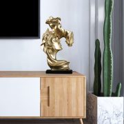 New Customizable Resin Decorative Ornament Creative Gift for Living Room Office Luxury Art Craftwork Deep Kiss Design - Image 3