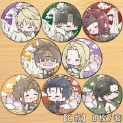 Custom Metal Medal Badge Anime Monkey King Sun Wukong Chest Badge Collectible Iron Bottom Patches for Cosplay Fans