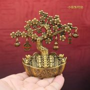Retro Wealth Tree Wine Cabinet Decor Home Living Room Creative Gift Metal Craftwork Customizable Lucky Money Plant Feng Shui - Image 2