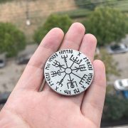 Viking Sun Array Commemorative Coin Virtual Currency Custom Metal Medal Badge Solomon's Virtual Collectible Pin - Image 4