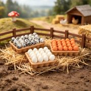Customizable Decorative Resin Egg Tray Model Dollhouse Miniature Toy Popular Cross-Border Item Realistic Dollhouse Accessory - Image 2