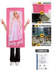 Barbie Doll Costume Box for Adult Stage Performance Pink Party Cross-Border Masquerade Fancy Dress Accessory - Image 3