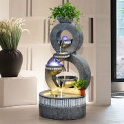 Office Living Room Artificial Mountain Flowing Water Fountain Ornament Feng Shui Wheel Craft Cross-Border Wholesale Dropshipping - Image 3