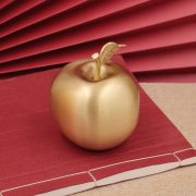 Custom Metal Medal Badge Smooth Surface Brass Apple Design Home Decor Lucky Craftwork for Desktop Wholesale - Image 2