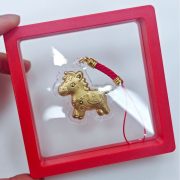 2026 Horse Year Cute Cartoon Horse Mobile Phone Chain Keychain Pendant Custom Metal Medal Badge Instant Wealth Gift - Image 2