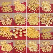 Mini Alloy Golden Bar Rice Gold Coin Copper Coin Abacus Imitation Gold Crafts Display Item Wholesale Custom Metal Medal Badge