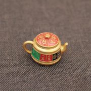 New Mini Creative Desktop Mahjong Set Metal Craftsmanship Decorative Display Custom Metal Medal Badge Twelve Zodiacs Design - Image 2