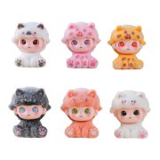 New Cute Flocked Sitting Momo Cat Resin Craftwork Decorative Ornaments Customizable Trendy Desktop Figurines - Image 5
