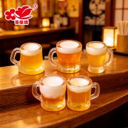 New Customizable Decorative Resin Beer Cup Miniature Dollhouse Bar DIY Accessories Realistic Food Toy Series Collectible Item - Image 4