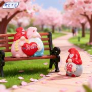 New Customizable Decorative Ornaments Couple Dwarf Easter Decoration Miniature Landscape Accessories DIY Resin Crafts Car Decor - Image 3