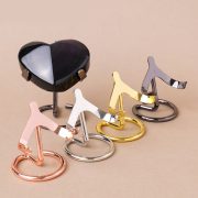 Natural Crystal Heart-Shaped Metal Stand Agate Slice Crystal Base Holder Wholesale Custom Metal Medal Badge Craft - Image 2