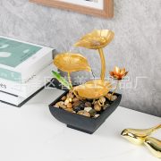Creative Home Decor Wealth Attracting Landscape Flowing Water Fountain Ornament Perfect Housewarming Gift Desktop Decoration - Image 3