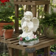 Customizable Decorative Resin Angel Ornament Solar Powered Garden Landscape Lighting Villa Lawn Decor Cross-Border New Arrival - Image 4
