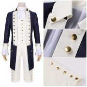 Alexander Hamilton Rock Concert Adult Stage Performance Costume Festival Halloween Performance Outfit - Image 4