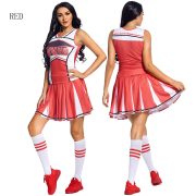Sexy Football Babe Women's Cheerleading Uniform Amazon Source Female Cheerleader Outfit Dance Performance Costume With Socks - Image 5