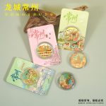 New Custom Metal Medal Badge Tourist Souvenir Metal Commemorative Coin Travel Creative Cultural Gift Dinosaur Theme Stock Available