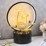 Simplified Home Water Flow Ornament Wealth Attracting Circular Stream Entrance TV Cabinet Office Desktop Fountain Decoration