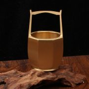 2025 Horse Year Octagonal One Bucket Gold Home Living Room Desktop Bronze Small Ornament High-end Gift Pure Copper Wholesale - Image 2