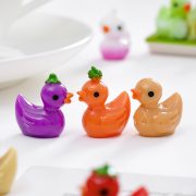 Adorable Customizable Decorative Ornament Potato Eggplant Vegetable Duck Toy DIY Accessory Car Dashboard Desktop Small Figurine - Image 3