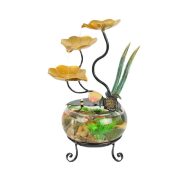 Creative Desktop Glass Aquarium Water Flowing Fountain Ornament Ideal Office Opening Gift Landscape Small Decoration - Image 6