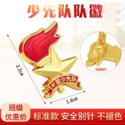 少先队队徽-磁扣式标准型少先队员的队徽小学生安全别针强磁扣 - Image 2