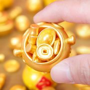 2026 Horse Year Fortune Attracting Golden Yuanbao Resin Figurine Customizable Decorative Ornaments Miniature Landscape Accessories - Image 3