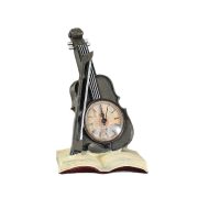 Customizable Decorative Resin Ornament Creative Gift Home Decoration Book Violin Theme Clock Design Personalized Style - Image 5