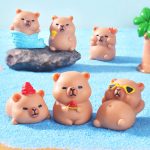 Summer Creative Customizable Decorative Ornaments Cute Dinkum Miniature Landscape Gardening Resin Craftwork Aquarium Decorations
