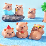 Summer Creative Customizable Decorative Ornaments Cute Dinkum Miniature Landscape Gardening Resin Craftwork Aquarium Decorations