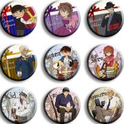 Detective Conan Anime Custom Metal Medal Badge U-Style Anime Lanyard Pendant Poster Sherry Customizable Collectible Item