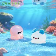 Customizable Decorative Ornaments Cute Micro Landscape Jellyfish Octopus Small Animal Figurines Aquarium Ocean Scenery DIY Accessories - Image 4