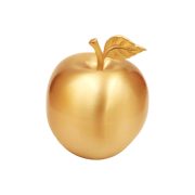 Custom Metal Medal Badge Smooth Surface Brass Apple Design Home Decor Lucky Craftwork for Desktop Wholesale - Image 5