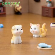 微景观仿真创意卡通可爱小猫咪动宠物装饰品配件娃娃屋桌面小摆件 - Image 5