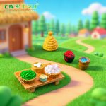 Customizable Decorative Resin Ornaments Micro Landscape Accessories Wine Jar Bowl Haystack Wooden Water Bucket Chili Garlic Bamboo Basket Steamer Buns