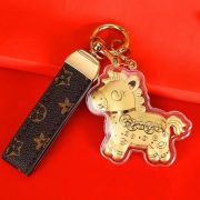 Instant Wealth Keychain Metal Medal Badge Customizable Lucky Horse Year Mobile Phone Strap Premium Feel Decorative Hanging Ornament - Image 2