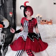 Adult Halloween Circus Revival Clown Costume Stage Performance Dress Carnival Masquerade Ball Gown for Adults - Image 4