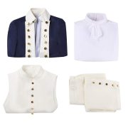Alexander Hamilton Rock Concert Adult Stage Performance Costume Festival Halloween Performance Outfit - Image 5
