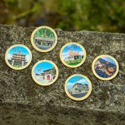 Ningbo Commemorative Coin Ice City Landmark Metal Commemorative Badge City Souvenir Fridge Magnet Travel Keepsake Creative Gift - Image 3