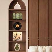 Living Room Decorative Ornament Customizable Mid-Century Modern Style High-End Feel TV Console Display Cabinet Accessory - Image 4